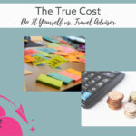 Post-It Notes and caluclator with the test The Trust Cost: Do It Yourself vs. Travel Advisor